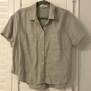 Madewell Linen Short sleeve shirt